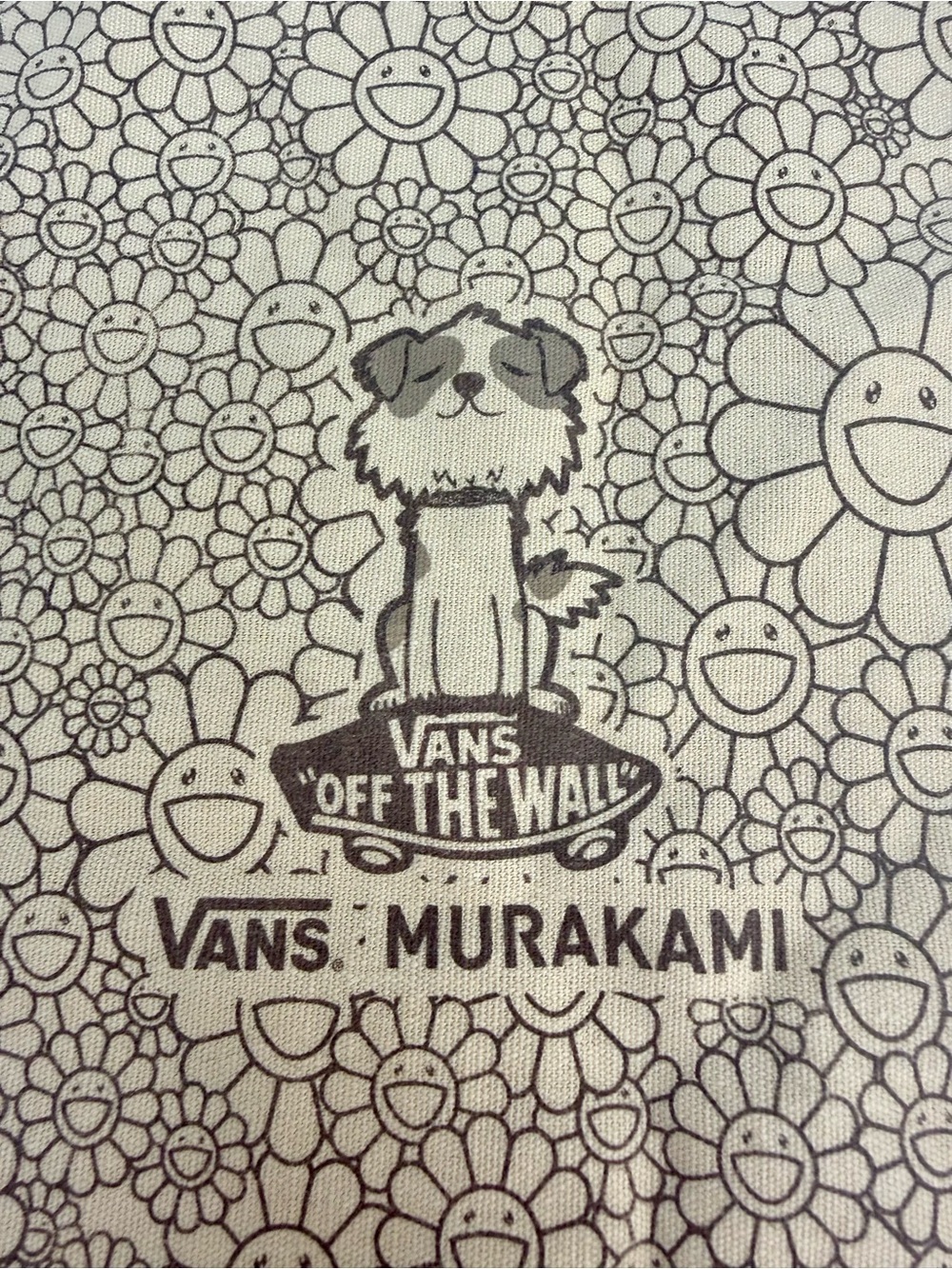 Vans x Takashi Murakami Flower Print Dust Bag 12.5x17”